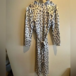 Reformation Julias Snow Leopard Dress